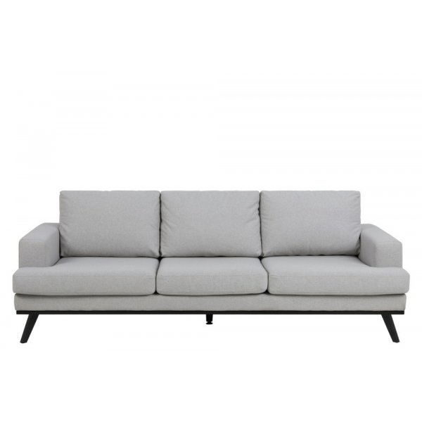 Ventura soffa 3 sits ljusgr� / svart