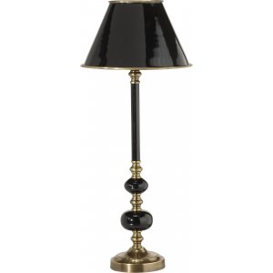 Abbey bordslampa - Svart/mässing - 57 cm