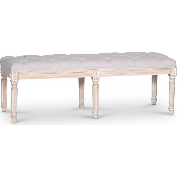 Cholet sittbnk Bredd 120 cm - Antik finish / Linne