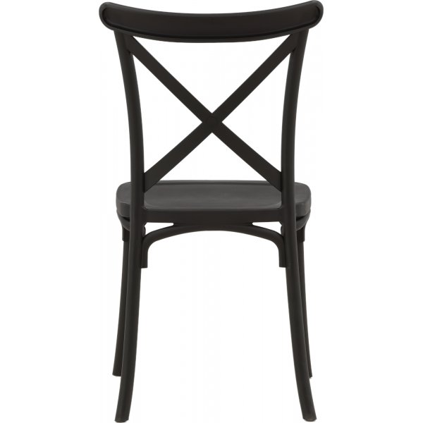 Chaise de salle à manger Crosett - Noir Chaise de salle à manger Crosett - Noir