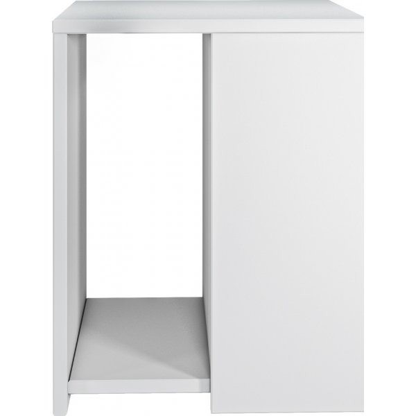 Romina sidobord 40 x 40 cm - Vit