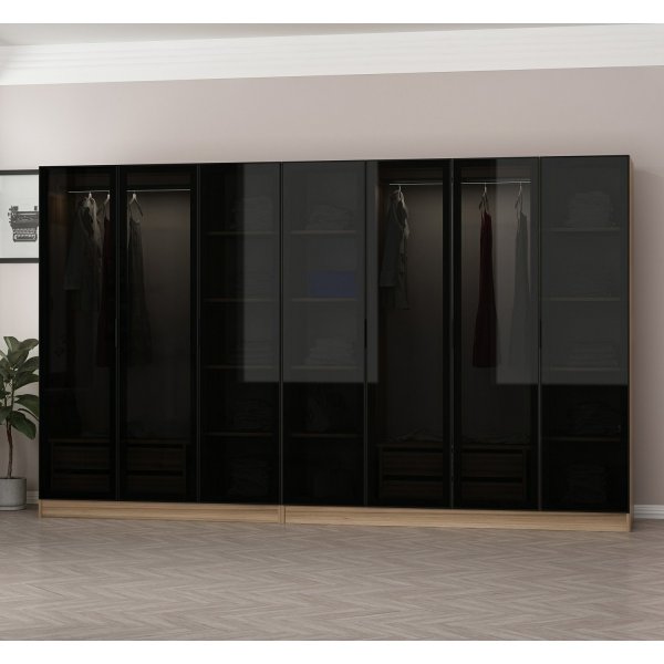 Armoire Cavolo 315x52x210 cm, variante B - Marron Armoire Cavolo 315x52x210 cm, variante B - Marron