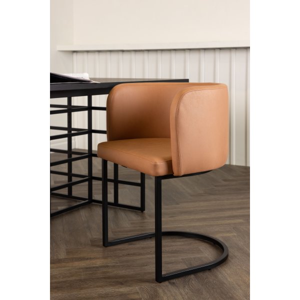 Chaise de salle  manger Simrishamn - Noir/marron