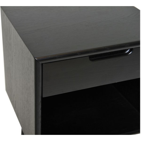 Emma sängbord XL - Svart ekfaner Emma sängbord XL - Svart ekfaner