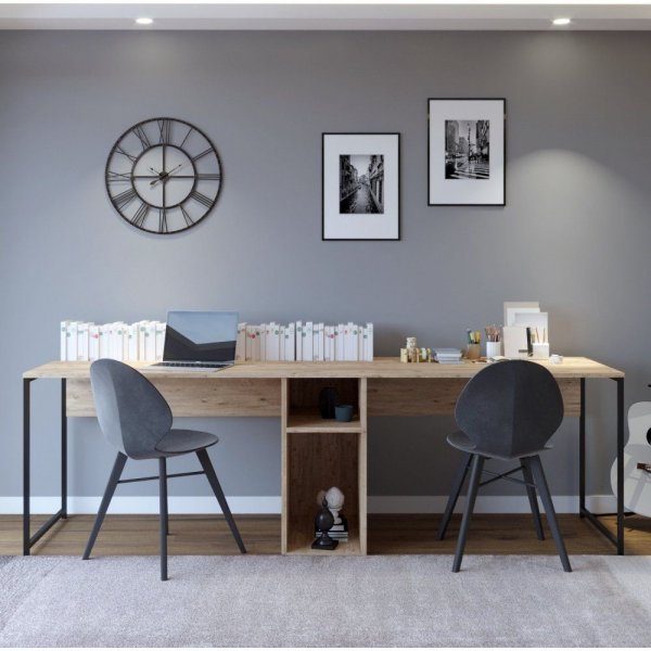 Limbo bureau 240x60 cm - Eiken Limbo bureau 240x60 cm - Eiken