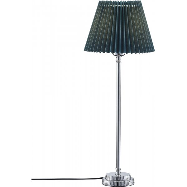 Lampe de table Kent - Ptrole/chrome - 58 cm