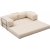 Comfort 3-sits bddsoffa - Cream