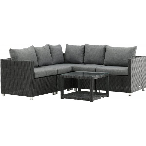 Groupe lounge Vamos - Noir/gris Groupe lounge Vamos - Noir/gris