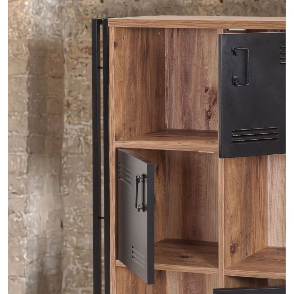 Cosmo Neva boekenkast - Grenen/zwart Cosmo Neva boekenkast - Grenen/zwart