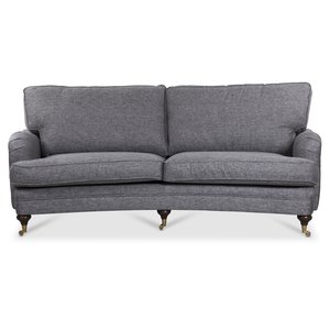 Howard London Premium 4-sits svängd soffa - Grå