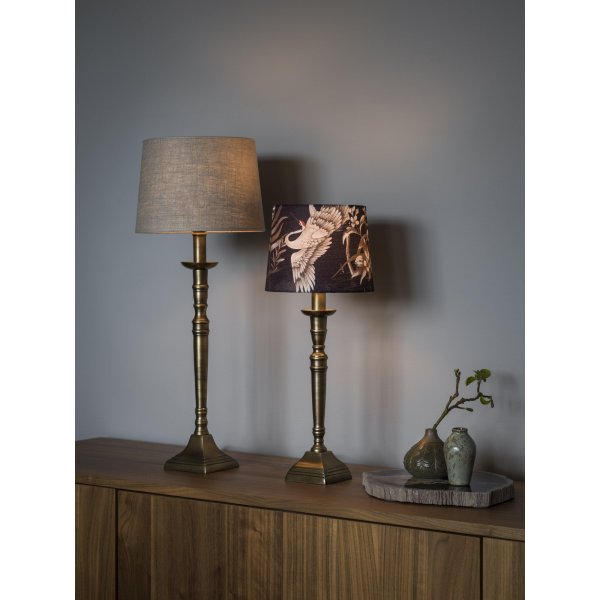 Pied de lampe de salon - Laiton antique Pied de lampe de salon - Laiton antique