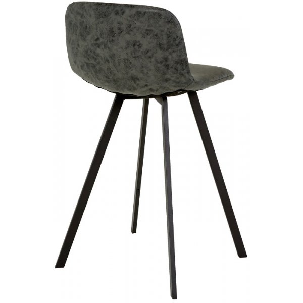Elisa barstol - Mörkgrå vintage PU Elisa barstol - Mörkgrå vintage PU
