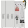 Asimo kleerhanger 160 x 45 x 183 cm - Wit