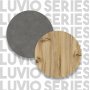 Luvio soffbord 16, 93,6x60 cm - Ek/silver