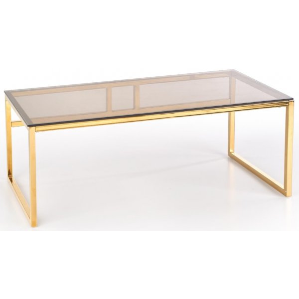 Tekla soffbord - Mssing / Glas
