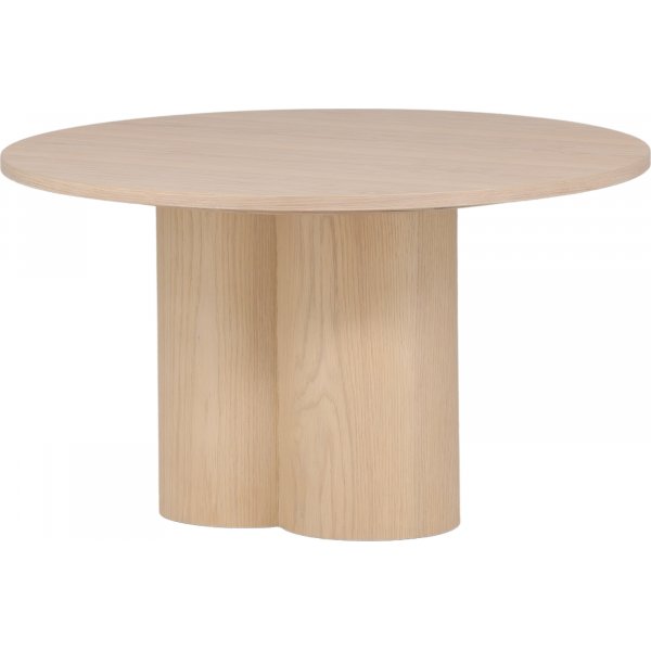 Table basse Ø80 cm blanchie à la chaux - Olivia Table basse Ø80 cm blanchie à la chaux - Olivia