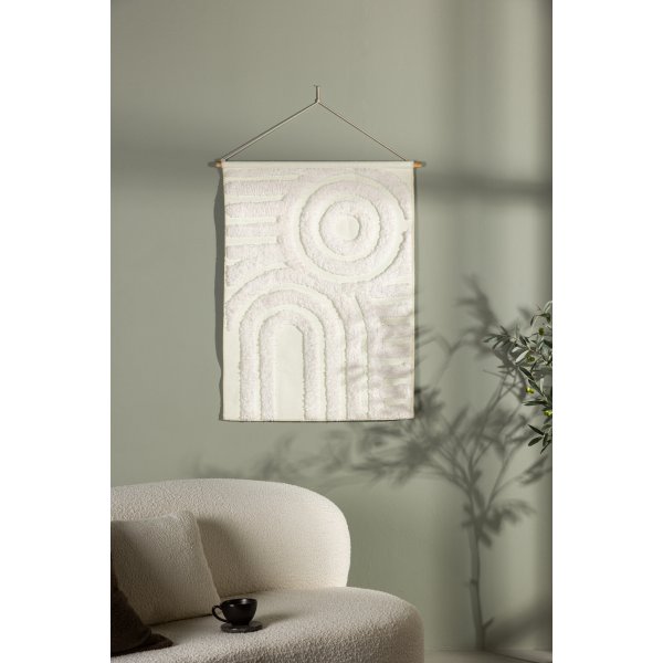 Nikita väggmatta 70 x 100 cm - Vit Nikita väggmatta 70 x 100 cm - Vit