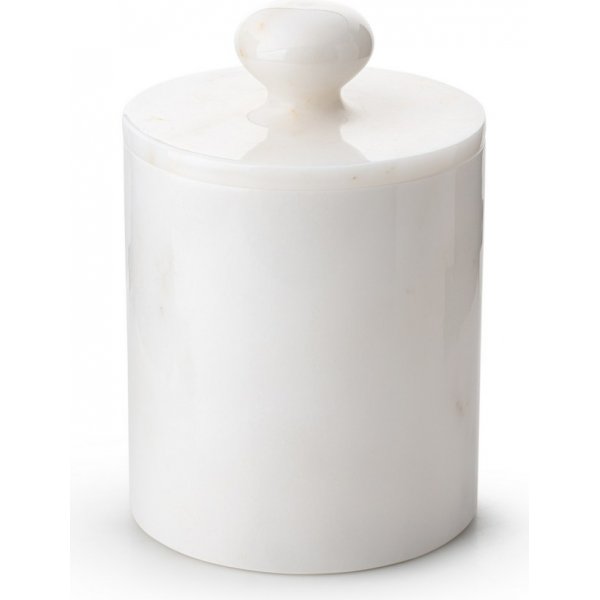 Badrumsset i vit Thassosmarmor med 7 delar