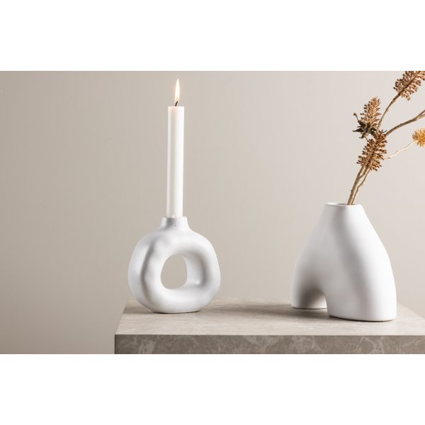 Bougeoir Judi - Blanc Bougeoir Judi - Blanc