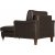 Howard Watford Deluxe Divan Fauteuil - Vintage bruin kunstleer