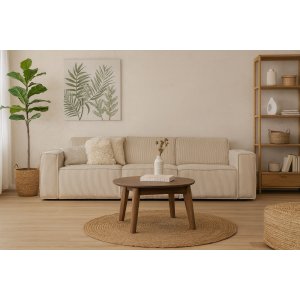 Modulsoffa Molly i beige manchester - 310 cm Modulsoffa Molly i beige manchester - 310 cm