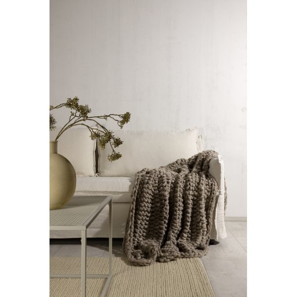 Hägg pläd 130x170 cm - Brun Hägg pläd 130x170 cm - Brun