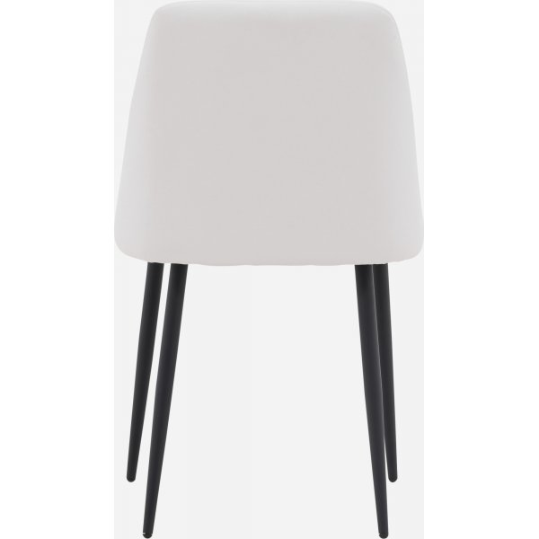 Chaise de salle  manger Night - PU blanc