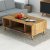 Table basse Birno 90 x 45 cm - Pin/anthracite