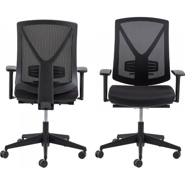 Chaise de bureau Ebbe - Noir Chaise de bureau Ebbe - Noir