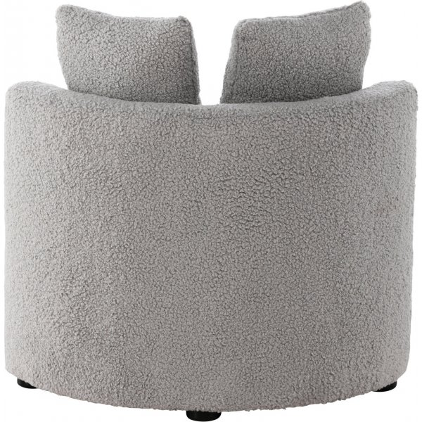 Canapé enfant 2 places Kelso - Teddy gris Canapé enfant 2 places Kelso - Teddy gris