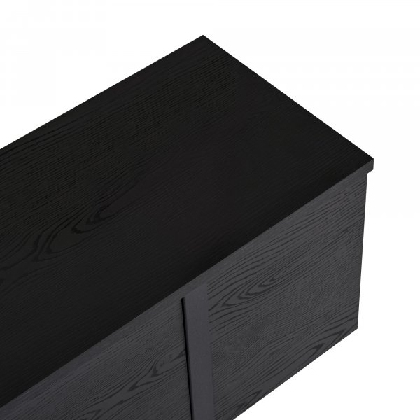 TV-b�nk Orost 180 cm - Wood black/svart