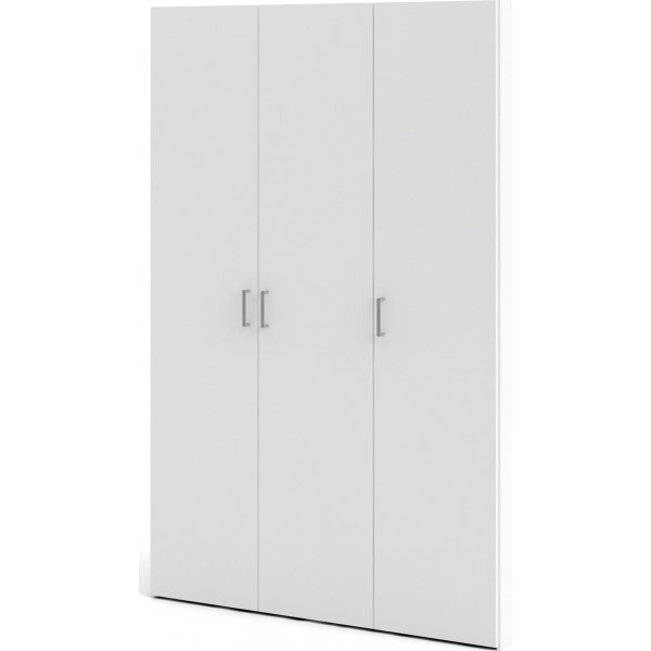 Space garderob med 3 drrar - Vit