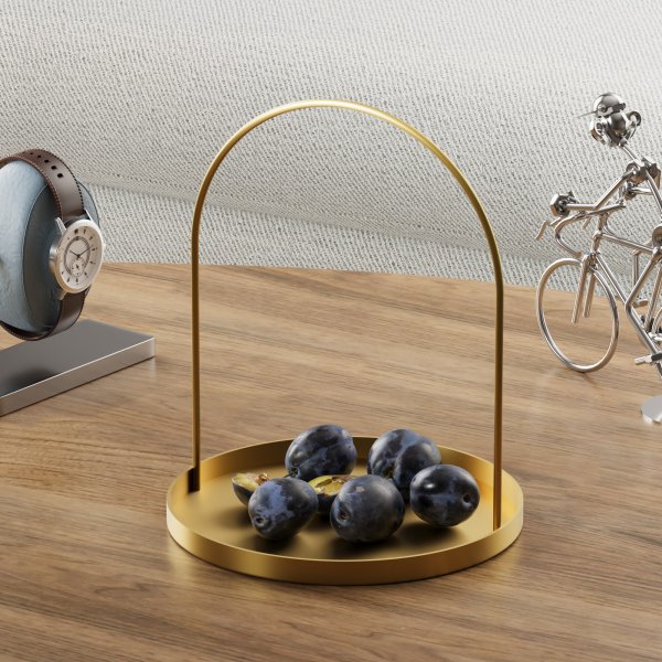 Plat de décoration Kos - Or Plat de décoration Kos - Or