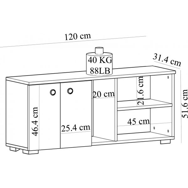Meuble  Chaussures Sarandon - Blanc