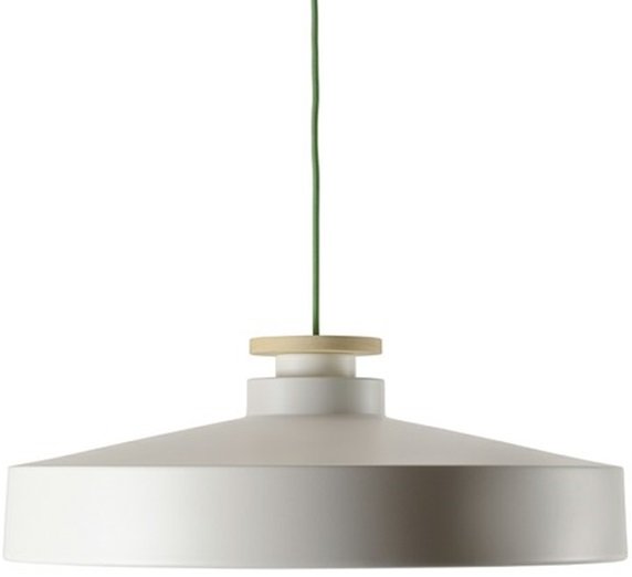 STREET Taklampa Large - Vit / Grn kabel