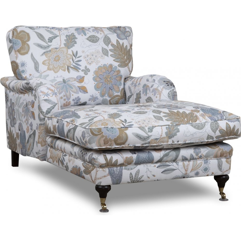 Howard Spirit divanfåtölj i blommigt tyg - Eden Parrot White/beige - Schäslonger, Soffor