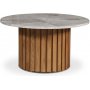 Soffbord i marmor 85 - Ek / grbeige marmor