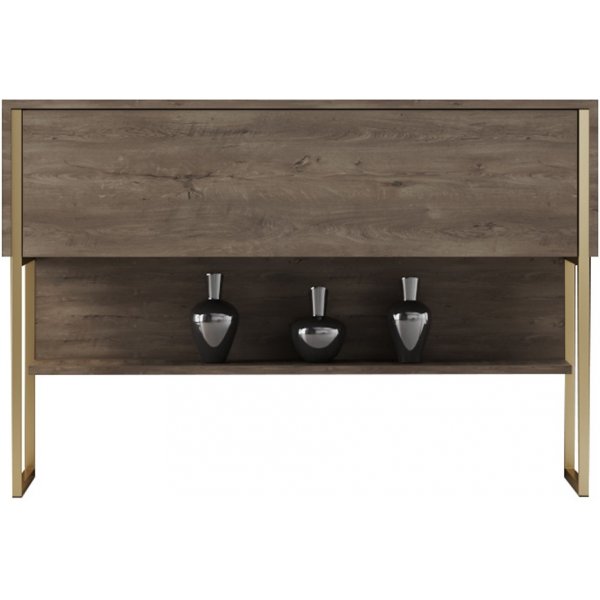 Table relief Lux 120 x 30 cm - Noyer/or Table relief Lux 120 x 30 cm - Noyer/or