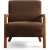 Fauteuil Lyke - Marron