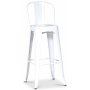 France Deco Barstol i metall - Vit