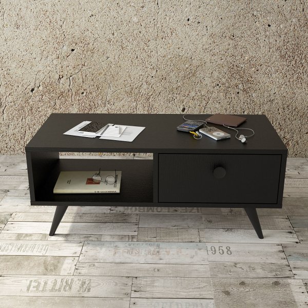 Vilamo soffbord 96 x 44,5 cm - Svart Vilamo soffbord 96 x 44,5 cm - Svart