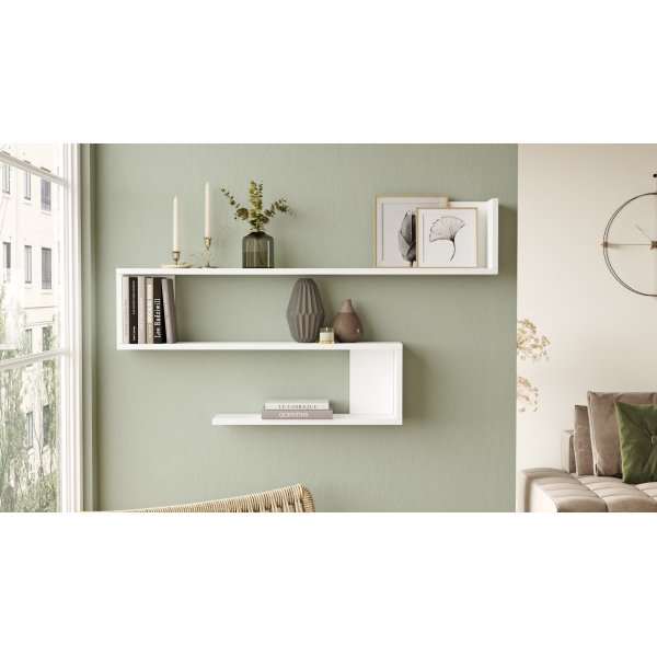 Étagère murale Waylon - Blanc Étagère murale Waylon - Blanc