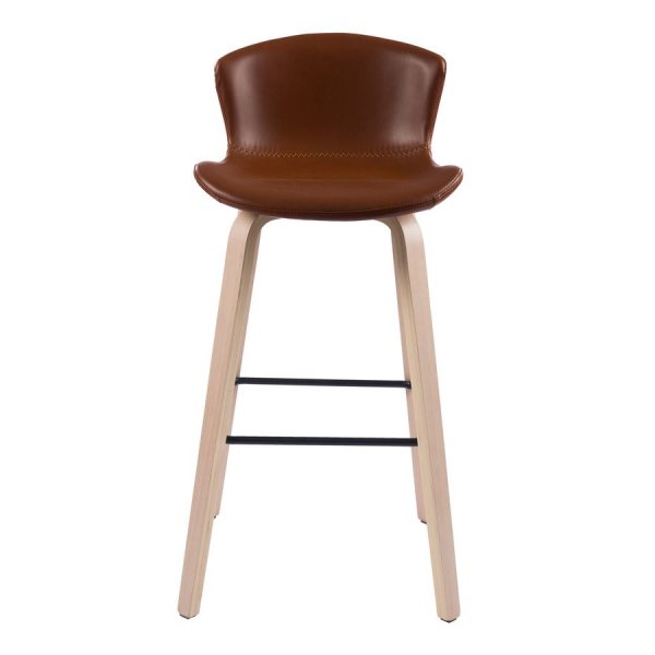 Tabouret de bar Kine - Marron vintage Tabouret de bar Kine - Marron vintage