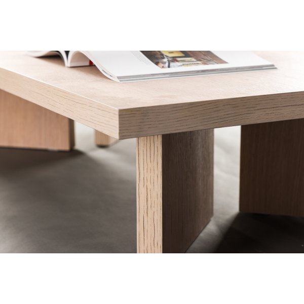 Table basse Bassholmen 140 x 80 cm - Chaux Table basse Bassholmen 140 x 80 cm - Chaux