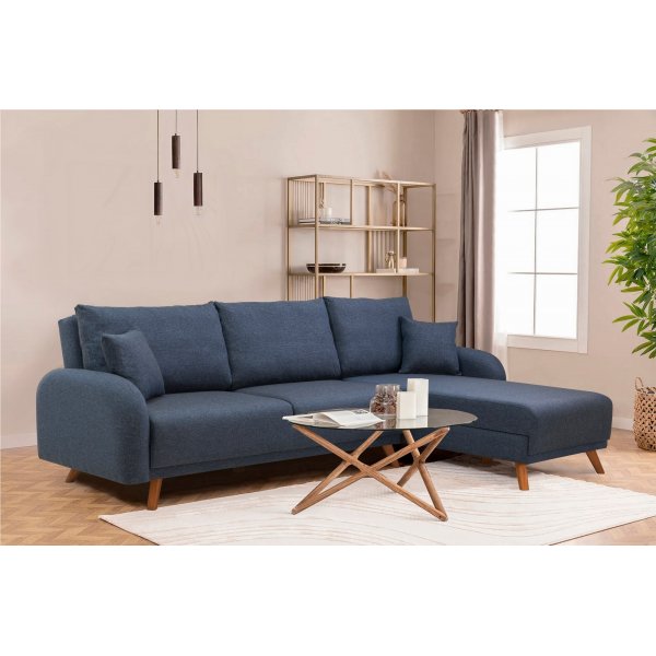 Kronos 2 slaapbank Donkerblauw