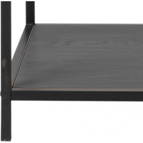 Bibliothque Seaford 114x185 cm - Noir