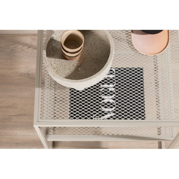 Table d'appoint Netz 55 x 55 cm - Beige Table d'appoint Netz 55 x 55 cm - Beige
