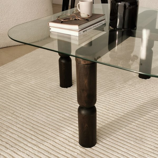 Kei salontafel 80 x 80 cm - Antraciet Kei salontafel 80 x 80 cm - Antraciet