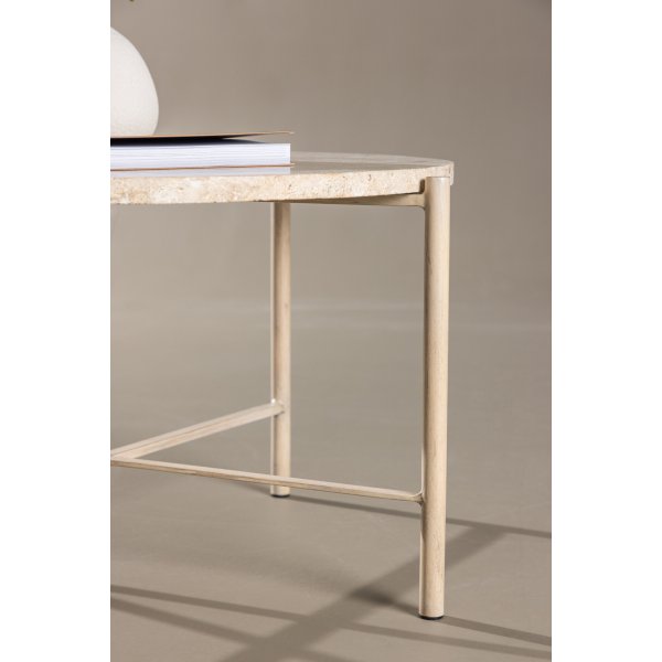 Sandhamn soffbord 70 cm - Beige