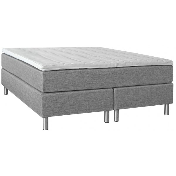 Diva kontinentalsng 7-zons pocket (Ljusgr) inklusive snggavel - Valfri bredd